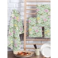 thumbnail image 2 of Sage Green Spring Floral Kitchen Dish Towels for Drying Dishes Set of 4, Elegant Farmhouse Flowers Birds Waffle Weave Microfiber Hand Tea Bathroom Towels Quick Dry Absorbent Towel 15.7x23.6, 2 of 7