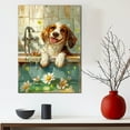 thumbnail image 5 of Treeing Walker Coonhound Dog Bathroom Decor - Funny Bathroom Decor Wall Art, Dog Bathroom Wall Art and Animal Poster, Dog Bathroom Signs and Funny Bathroom Art UNFRAMED, 5 of 6