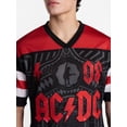 thumbnail image 4 of AC/DC Men's and Big Men's Graphic Mesh Soccer Jersey, Sizes XS-5XL, 4 of 5