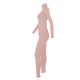 thumbnail image 3 of Gibobby Conjunto de yoga para mujer Conjunto de Yoga para mujer Otoño Invierno Color sólido cremallera soporte cuello chaqueta deportiva Fitness Yoga traje pa(Rosa,M), 3 of 5
