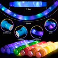 thumbnail image 7 of D-FantiX 12Pack LED Light Up Pop Tubes Glow Sticks, Glow Fidget Toy in the Dark Necklaces Bracelets, Birthday Party Favor for kids, Christmas Decorations Supplies Goodie Bag Stuffers for Boys Girls, 7 of 7