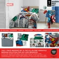 thumbnail image 2 of Marvel Avengers "Comic Cool" Kids Bed-in-a-Bag Bedding Set w/ Reversible Comforter, 2 of 7