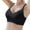 Black, variant on Lixiuxyad Womens Bras Push up Women's Comfortable And Transparent Shoulder Strap Cordless Backless Spongeless With Convertible Shoulder Straps
