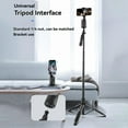 thumbnail image 4 of Hassignment Smart AI Facial Recognition Phone Tripod, Auto Face Tracking Tripods 360 Rotation with Stand, No App, Rechargeable Camera Stand with Remote and Gesture Control (Black, with Tripod), 4 of 9