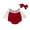 Wine Red, variant on Newborn Infant Baby Girls Romper Princess Lace Velvet Long Sleeve Jumpsuit Headband Set Christmas Clothes 0-24M