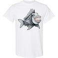 thumbnail image 3 of Inktastic Sheepshead Fish Grinning T-Shirt, 3 of 5