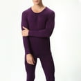 thumbnail image 4 of WTXUE Thermal Underwear Set Lined Long Thermal Underwear Base Layer Set for Cold Winter Relaxed Fit Pant Suits (Men's) Size XL, 4 of 8