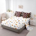 thumbnail image 5 of Feelyou Cute Ghost Pumpkin Twin Bedding, Cartoon Gothic Skull Bat Bedding Comforter Set, Halloween Reversible, 7pcs, 5 of 7