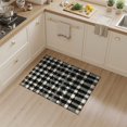 thumbnail image 2 of ODIKA 3'x5' Washable Accent Rug Pet Friendly, Non-Shedding Mat Plaid Distressed Repeat Retro Panel Farmhouse Border Door Vintage Refined for Bedside, Nursery Room, 2 of 7