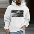 thumbnail image 4 of Caqnni Hoodies For Men Pullover Hoodies for Men Sweashirts Coats Winter Hooded Pullover for Fall and Winter (M,White), 4 of 4