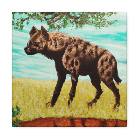 Hyena in Morning Light - Canvas