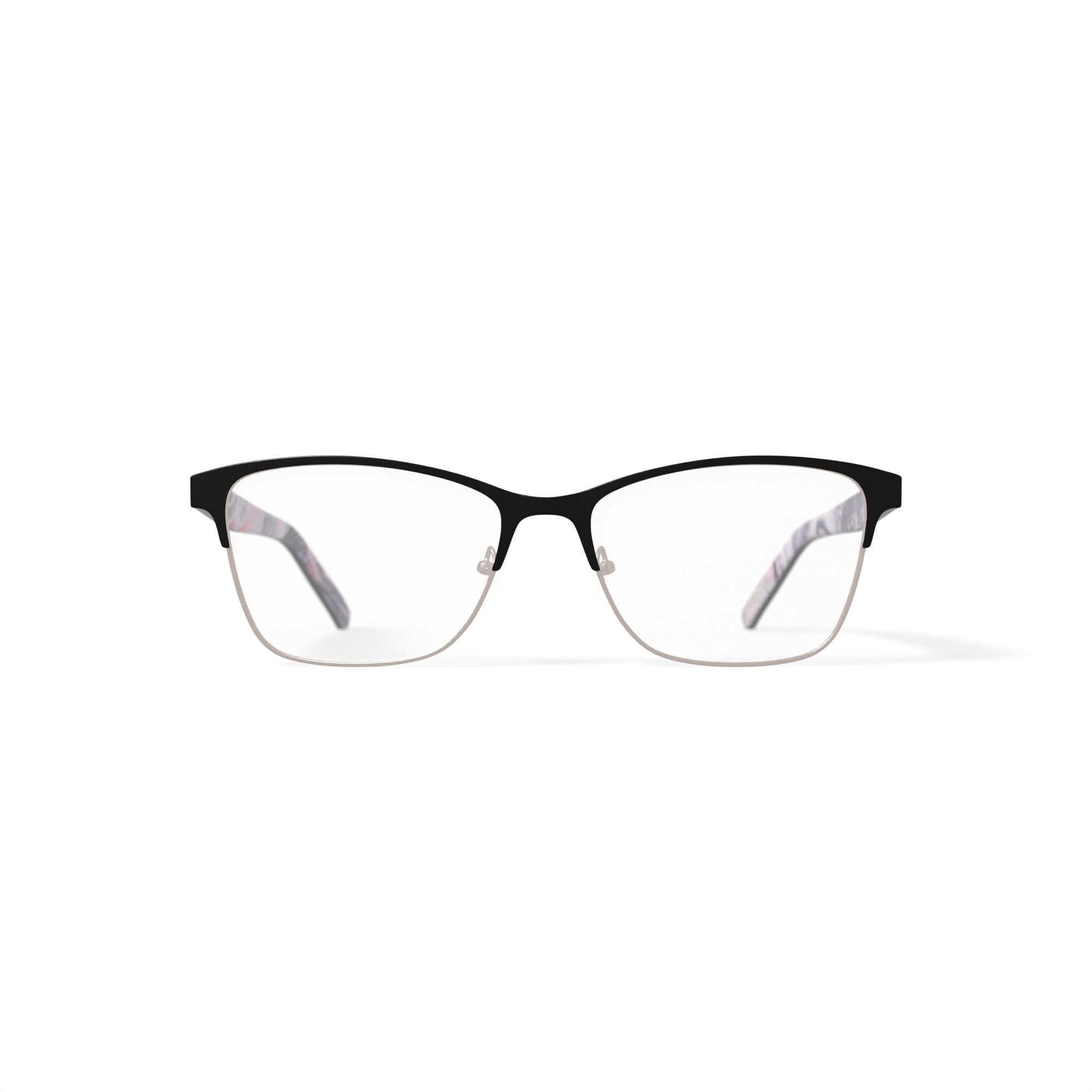 Alice&Frank Women's AF320 Cat Eye Prescription Eyeglasses with Case, Brown