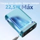 thumbnail image 2 of Ayake Batería Cargador Power Bank Portátil de 20000mAh, Carga Rápida de 22.5W PD3.0 QC4.0, Doble Salida Type-C y USB-A para iPhone 15 14 13 para Samsung y para AirPods, 2 of 7