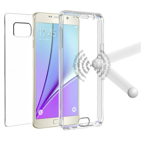 Transparent Protector Case - GALAXY NOTE 5 CASE, NEW BEYOND CELL TRI-MAX TRANSPARENT CLEAR CASE SCREEN GUARD PROTECTOR TPU SLIM COVER FOR SAMSUNG GALAXY NOTE 5 PHONE (SM-N920, N920V, N920A, N920R4, N920T, N920I, N920A)