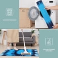 thumbnail image 6 of Blue Tie Dye Spiral Pattern Kitchen Rugs Sets Of 3,Kitchen Runner Rugs Non Skid Washable,Decorative Kitchen Floor Mats for Kitchen,Sink,Laundry,17"x30"+ 17"x47" + 17"x59", 6 of 6
