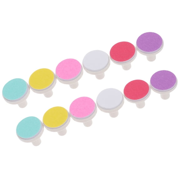 UPOUART 12Pcs Nail File Replacement Pads for Electric Nail Trimmer Assorted