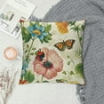 thumbnail image 2 of Nawypu  Spring Floral Throw Pillow Covers Wildflowers Plants Butterfly Patio Decorative Pillow Cushion Cases Outdoor Cushion Covers for Couch Sofa Bedroom Car Home Decor, 2 of 5