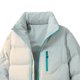 thumbnail image 4 of Ceisia Men's casual solid color warm stand collar zipper coat Gift pocket long sleeve outerwear, 4 of 4