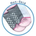 thumbnail image 3 of Jefferies Socks Baby Girls Non-Skid Color Block Cushion Quarter Socks 6 Pair Pack, 3 of 4