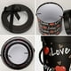 thumbnail image 3 of Set de caja de regalo Hollyone 3 Round Nesting Black with Love, 3 of 5