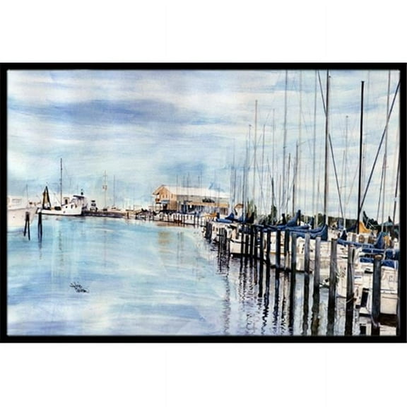 Carolines Treasures  The Warf Indoor & Outdoor Doormat