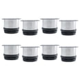 thumbnail image 1 of Uxcell 2 Pulgadas Piernas de Muebles Pies de Acero Inoxidable Reemplazo de Piernas de Sofá Mesa Estantes Altura Ajustable 8pcs, 1 of 7