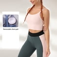 thumbnail image 7 of Bibifish Womens Fitness Bra Light Support Thin Strappy Full Coverage bra Soft Moisture-wicking for Yoga Daily Workout Practical Fitness Bra, 7 of 7