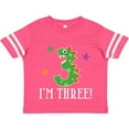 thumbnail image 3 of Inktastic 3rd Birthday Dinosaur Party Boys or Girls Toddler T-Shirt, 3 of 5
