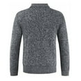 thumbnail image 3 of Bcfgryg Male Sweater Jacket Loose Sweater Male Casual Knitted Cardigan Sweaters For Men Gray L, 3 of 5