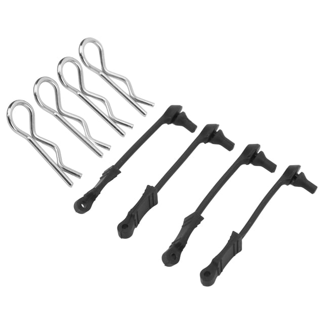 RC Body Clips, RC Car Accessories 4 Set RC Car Body Shell Clip Retainers Body Clip Retainer for Losi Lasernut U4 1/10 Remote Control Car Upgrade Part for Big Rock