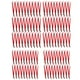 thumbnail image 2 of Juego de adornos de árbol de Navidad de terciopelo 100pc | Decoraciones colgantes de bolas rojas | Terciopelo de lujo suave, 0,6x12,5 cm | Fácil fijación de gancho | Decoración festiva para árboles,, 2 of 8