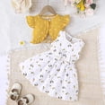 thumbnail image 2 of Nouvelle Tenue d'Été pour Bébé Filles Veste Cœur & Robe Florale Ensemble Décontracté Deux Pièces, 2 of 9