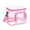Hot Pink, variant on 1X Storage Bag Clear Backpack Heavy Duty Transparent Bookbag See Through Multiple Pockets With Zippered Top and Handle for Concert Sport Event Work Travel Festival Home Textile Storage