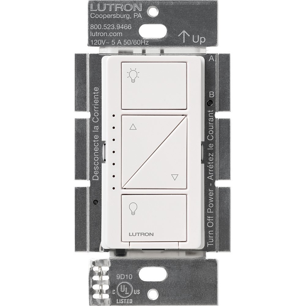 Lutron Caseta Wireless Smart Lighting Dimmer Switch (White) - Walmart