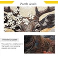 thumbnail image 2 of FREEAMG Artistic Deer Portrait Puzzle 1000 Pieces - Wooden Jigsaw Puzzles for Family Games - Suitable for Teenagers and Adults, 2 of 7