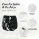 thumbnail image 4 of Balery New York City1 Pantalones cortos deportivos para mujer con forro y dos bolsillos, elásticos, para entrenamiento, gimnasio, yoga-XX-Large, 4 of 7