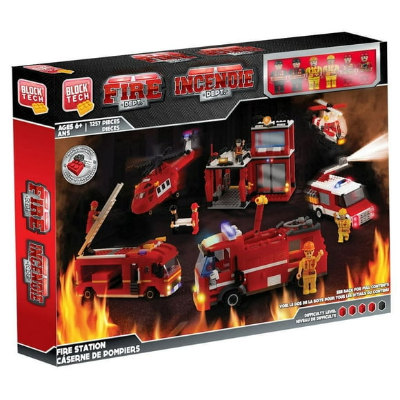 Block Tech - Fire Department Building Set (1257 Pc)