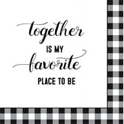 Paper Cocktail Napkin, 20 count, Modern Farmhouse