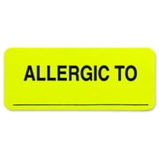 Allergic To Labels - 1 x 2-1/4 - 250/Box - by ChromaLabel