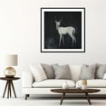 thumbnail image 5 of Moonow7 Deer Wall Art Prints, Wildlife Animal Poster for Living Room Bedroom Office Decor, Rustic Minimalist Picture, Mountain Cabin Home Decoration, Unframed Size 50x50 cm / 20x20”, 5 of 13