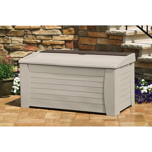 Suncast Resin Deck Storage Box with Seat