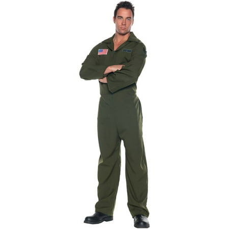 Airforce Jumpsuit Adult Halloween Costume - One