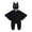 C4 Black, variant on Baby Bat Clothes My 1st Halloween Outfit, Black Long Sleeve Romper with Hat, Soft Bodysuit for Boy Girl Photo Prop,Size:3-6 Months