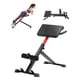 thumbnail image 1 of VEVOR Banco de hiperextensión de espalda con silla romana ajustable y plegable para gimnasio en casa, 1 of 7