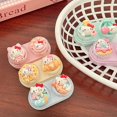 thumbnail image 2 of Hello Kitty Contact Lens Case Anime Myopia Companion Box Cartoon Kawaii Travel Portable Contact Lens Storage Box Cute Gifts, 2 of 5