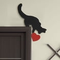 thumbnail image 4 of Valentine's Day Wrought Iron Door Corner Decor - Easy Install Metal Accent for Interior Door & Headboard, Holiday Gift, 4 of 7