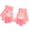 pink, variant on Kids Themed Winter Gloves Soft Polyester Rabbits Design Warm Comfortable Outdoor Play Accessory