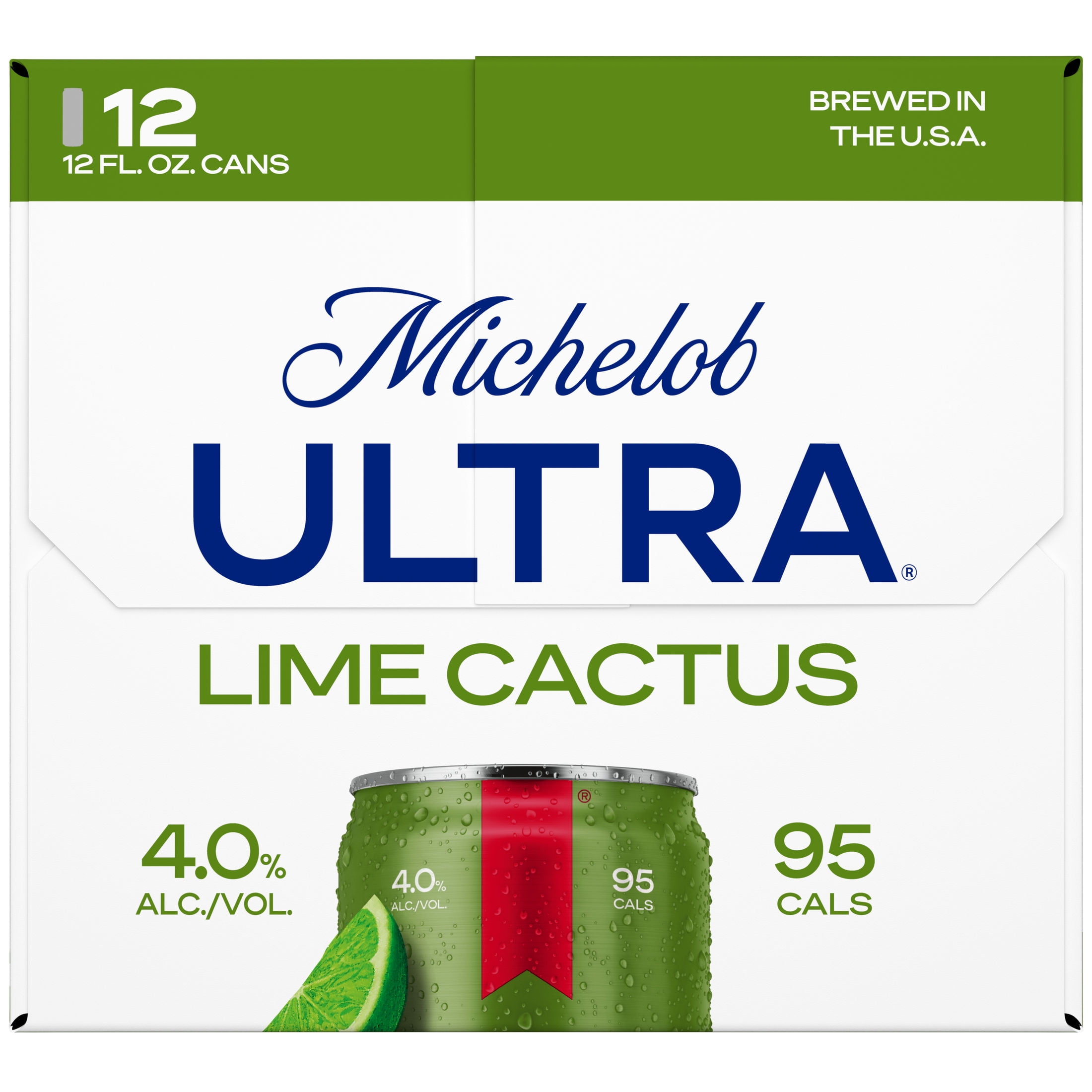 Michelob ULTRA  Lime Cactus American  Beer 12 pack 12 fl oz Aluminum Cans 4% ABV
