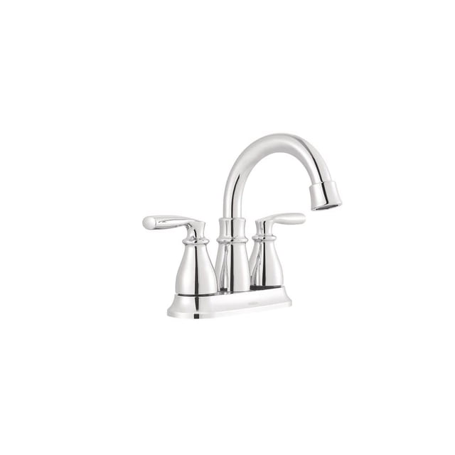 Grifo de lavabo Moen Hilliard cromado de 4 pulgadas con dos manijas
