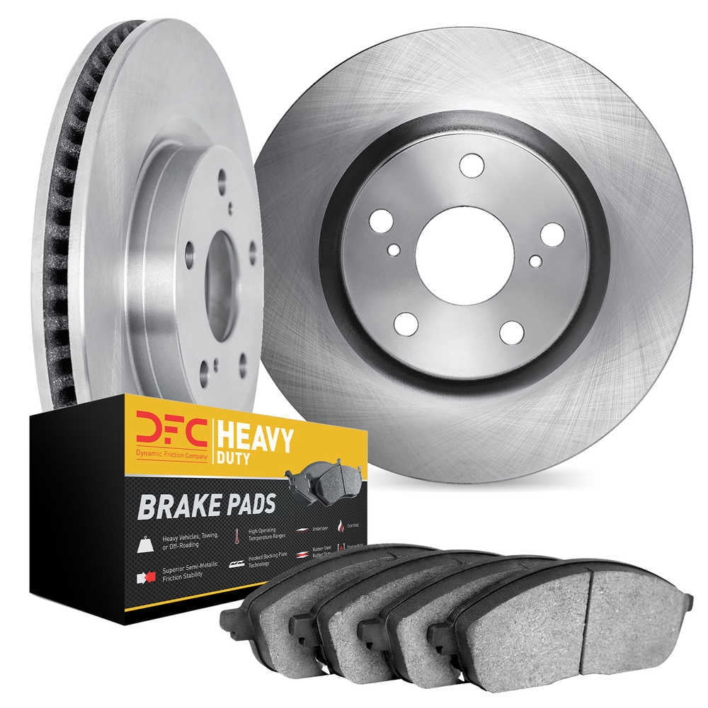Dynamic Friction Company 6202-40415 DFC Rotors with Heavy Duty Brake Pads